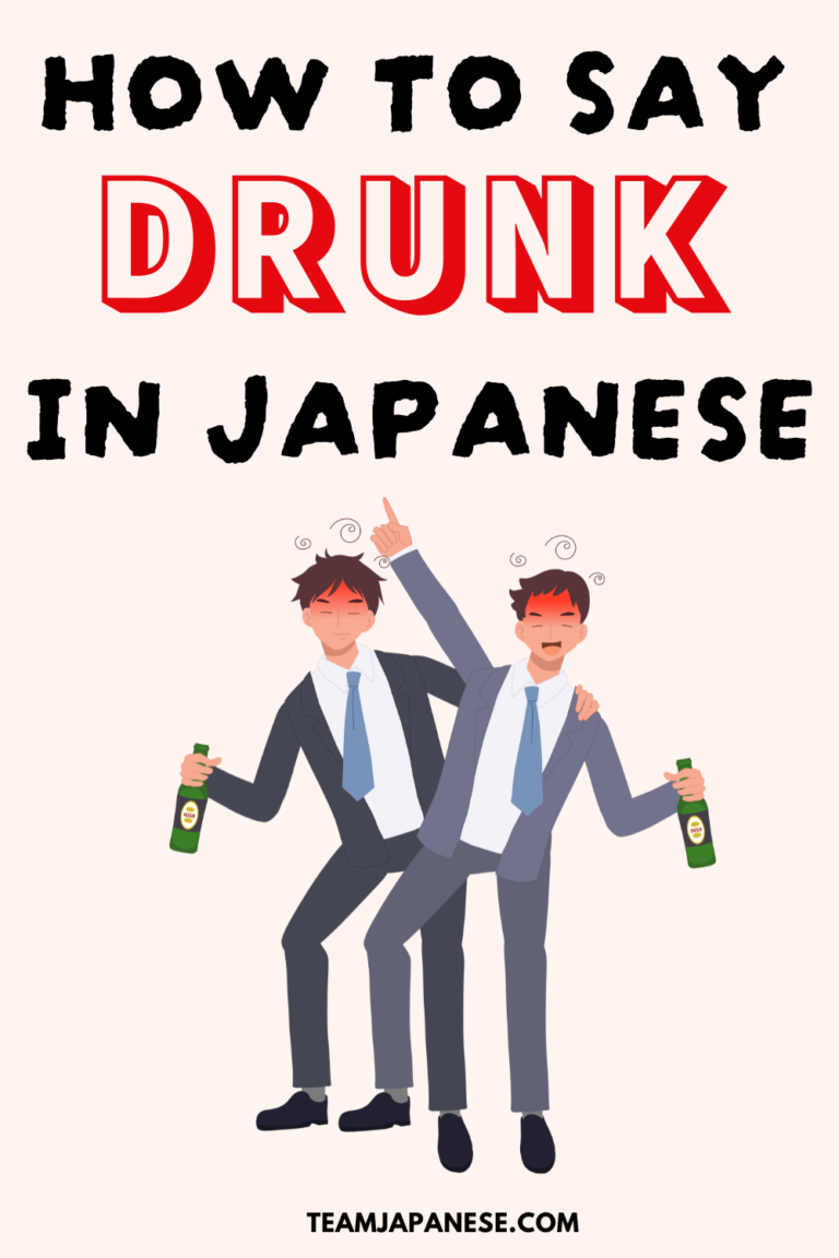 How to Say Drunk in Japanese (and More Essential Drinking Vocab ...
